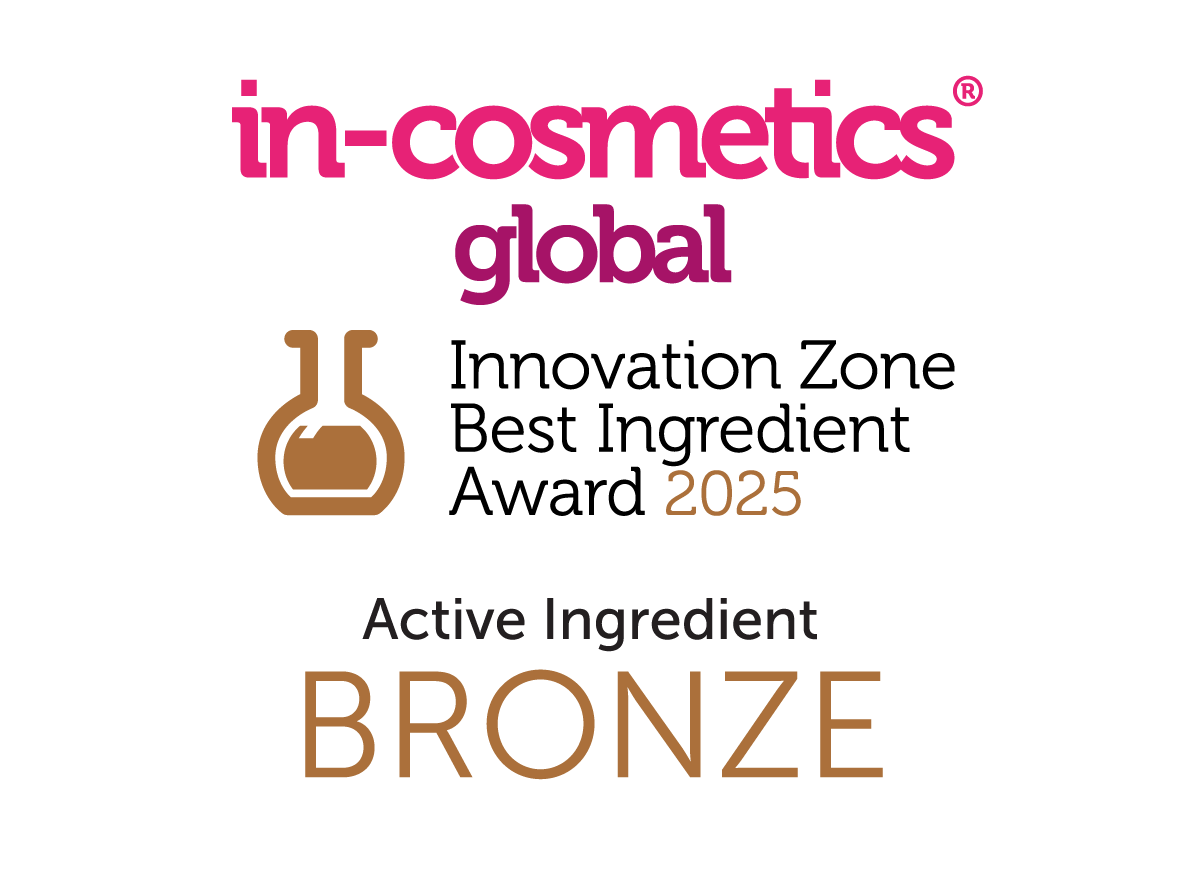 in-cosmetics 2025 Innovation Zone Best ingredient Bronze